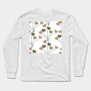 Heart Pattern Long Sleeve T-Shirt